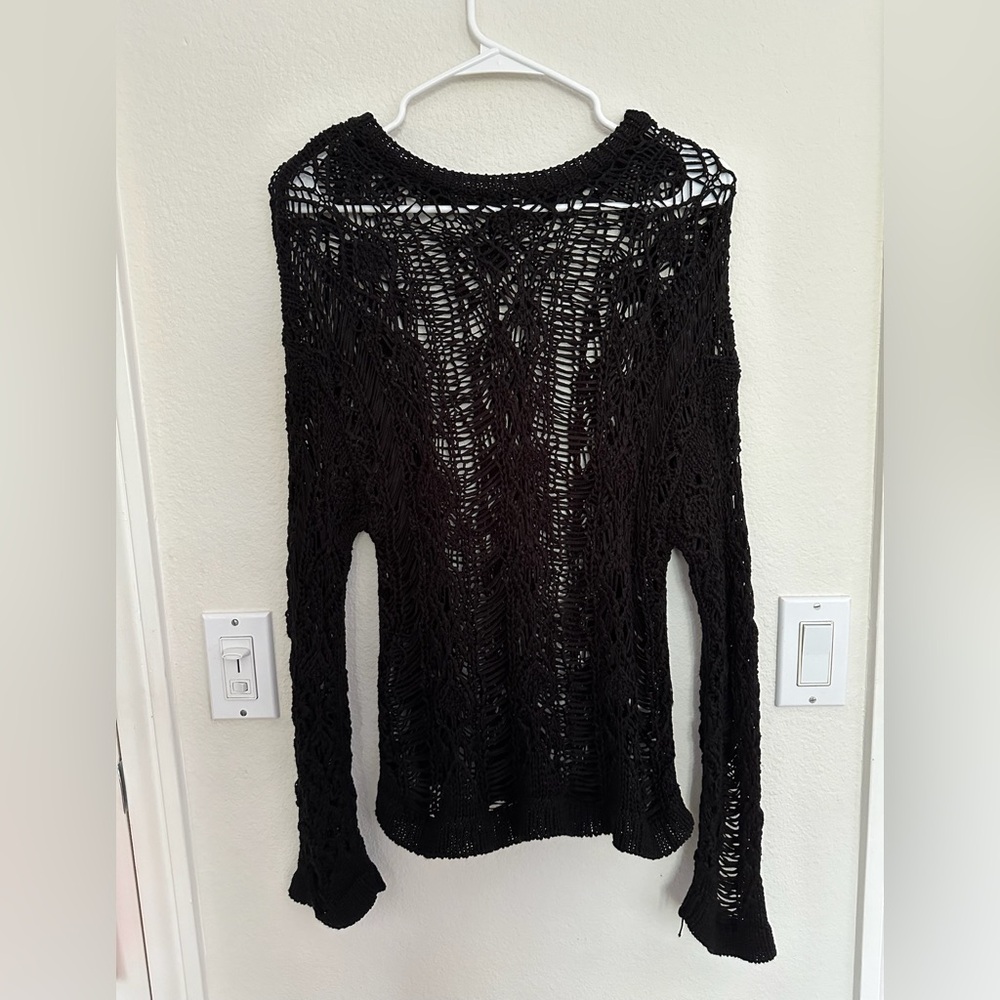 Zara Black Knit Women's Top